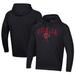 Men's Under Armour Black Visalia Rawhide All Day Fleece Pullover Hoodie