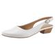 Slingpumps TAMARIS "Trina" Gr. 37 (4,5), weiß Damen Schuhe Riemchenpumps