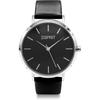 Esprit Herrenuhr Edelstahl schwarz Herren