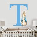 Peter Rabbit Wall Sticker - Personalised Letter - Official Peter Rabbit Wall Art (Pink Letter, 90cm Height)
