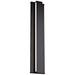 Revels 24"H x 5"W 2-Light Outdoor Wall Light in Black