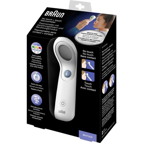 Braun – BNT300 No Touch + Touch Thermometer Fieberthermometer Herren