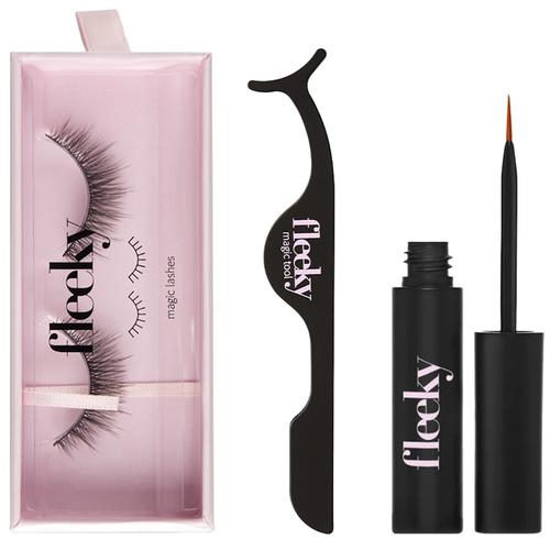 Fleeky - Magic Lashes Kit - Kunstwimpern mit Kleber & Applikator Künstliche Wimpern 1 ct #02 - Bunny