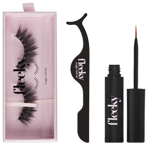 Fleeky - Magic Lashes Kit - Kunstwimpern mit Kleber & Applikator Künstliche Wimpern 1 ct #03 - Boo