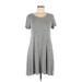 Old Navy Casual Dress - A-Line: Gray Marled Dresses - Women's Size Small
