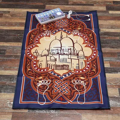 Polymères de prière islamiques interactifs électroniques tapis pour le culte la salat musallah