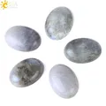 CSJA – perles Cabochon en Labradorite naturelle pierres de protection Spectrolite grise perle