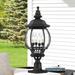 Frontenac 4 Light Textured Black Outdoor Post Top Lantern