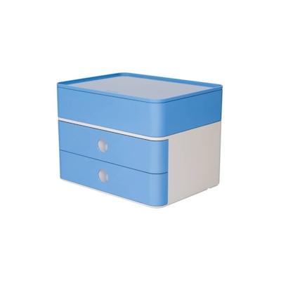 HAN Schubladenbox SMART-BOX PLUS 2 Laden+Box weiß/hellblau