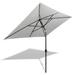 vidaXL Parasol 78.7"x118.1" Green Rectangular