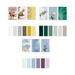 3 Sets Retro Floral Convenient Memo Pad Practical Tearable Sticker Daily Note Pad Scrapbook Self-Stick Notepad for Home Office S