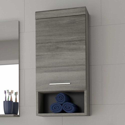 Badezimmer Hängeschrank modern 37 cm breit offenem Fach