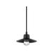 Suspense 4.4"H x 10"W 1-Light Outdoor Pendant in Black