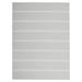 Suzanne Kasler Striped Indoor/Outdoor Rug - Silver, 2' x 3'6" - Ballard Designs Silver 2' x 3'6" - Ballard Designs