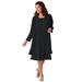 Plus Size Women's 2-Piece Jacket Dress by Woman Within in Black (Size 20 W)