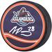 Alexander Romanov New York Islanders Autographed 2022-23 Reverse Retro Hockey Puck