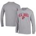 Men's Champion Gray Portland Sea Dogs Jersey Long Sleeve T-Shirt