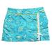 Lilly Pulitzer Shorts | Lilly Pulitzer Skort Blue Yellow Shorley Blue Silver Dollars Seashell Bow Mini 2 | Color: Blue/Yellow | Size: 2