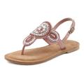 Zehentrenner LASCANA Gr. 39, rosa (altrosa) Damen Schuhe Zehenstegsandale Damenschuh Riemchensandale Sommerschuh Zehensteg-Sandalen