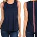 Anthropologie Tops | Anthropologie W5 Embroidered Trim Tank Sz L | Color: Black/Red | Size: L