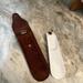 Gucci Shoes | Authentic Gucci Vintage Shoe Horn 80s Used Condition W Suede Small Case | Color: Brown/White | Size: 0