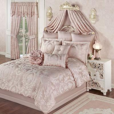 Marquessa Comforter Set Blush, King, Blush