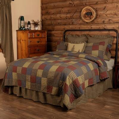 Cedar Ridge Patchwork Quilt Multi Warm, Super King...