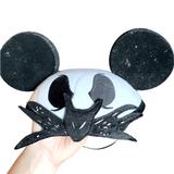 Disney Accessories | Disney Parks Nightmare Before Christmas Mouse Ears Hat | Color: Black/White | Size: Os