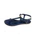 Kate Spade Shoes | Kate Spade New York Women’s Sandals T-Strap Bow Blue Leather Size 6m | Color: Blue | Size: 6