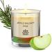 Apple Balsam Pine Soy Wax Candle 10oz - Luxury Natural Ingredients - Handmade In The USA By Relaxcation Soy, in White | 4 H x 4 W x 4 D in | Wayfair