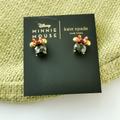 Kate Spade Jewelry | Brand New Kate Spade Disney Minnie Stud Earrings In Gold Black | Color: Gold | Size: Os