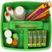 GN109 Storex 3-Compartment Small Caddy – Multipurpose Classroom Organizer w/ Handle, Grass, 6-Pack in Green | 3.25 H x 9.25 W x 9.25 D in | Wayfair