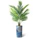 SIGNLEADER Artificial Plant In Planter, Fake Areca Tropical Palm Plant Home Decoration (Plant Pot Plus Plant) Silk/Polyester/Plastic | Wayfair