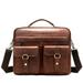 Men s Shoulder Bag Genuine Leather Men s Designer Bag Handbag for Men Briefcase Fit 14inch Laptop Messenger Bags Men s Business Bag