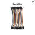 10cm M-M F-F M-F Dupont Jumper Wire Cable For DIY 2.54mm Breadboard X6N0