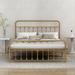 Rosalind Wheeler Metal Platform Bed in Yellow | 43.5 H x 60.75 W in | Wayfair C0BF38B60FC94EC78CD79FCFFDB9A3CC