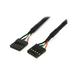 2PK Startech.Com 24in Internal 5 Pin Usb Idc Header Cable (USBINT5PIN24)