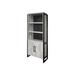 Latitude Run® 78" H x 18" W Standard Bookcase Wood in Gray | 78 H x 18 W x 12 D in | Wayfair 23473DC951FA4545B0F9C213228CA7FB