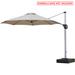 Arlmont & Co. Mordechi 12' Cantilever Umbrella Metal in Brown | 97.2 H x 144 W x 144 D in | Wayfair B4C228D9C288418A940DFEE7BE9FDB67