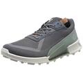 Ecco Herren Biom 2.1 X CTRY M Low GTX Running Shoe, Magnet/Frosty Green, 46 EU Schmal