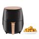 Bathrena Air Fryer 4.5 L, Large Hot Air Fryer, Deep Fryer Without Oil Air Fryer Touch Screen 1400W 4Qt， with Filter Tray, 3D Circulation Heating