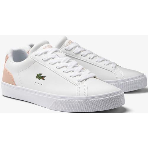 „Sneaker LACOSTE „“LEROND PRO BL 23 1 CFA““ Gr. 39, rosa (weiß, rosa) Schuhe Sneaker“