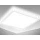 LED Deckenleuchte B.K.LICHT "BK_DB1559 Bad-Deckenlampe, mit Backlight, Ultraflach" Lampen Gr. Höhe: 3,50 cm, weiß LED Panels