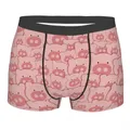 Boxer-culotte cochon rose pour hommes sous-vêtements respirants amoureux des animaux de Humor