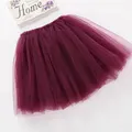 Jupes princesse tutu pour filles 6 couleurs jupe mignonne et moelleuse pour enfants de 2 à 10