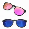 Verres de lunettes de soleil rétro polarisés TAC simples lunettes d'hypermétropie clip