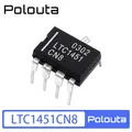 Polouta – Kits de composants acoustiques 12 bits Rail à rail micro-puissance DAC Circuit intégré