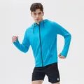 ARECON – veste de course extensible UPF 50 + pour hommes et femmes survêtement Slim à manches