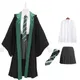 Harry Potter Cosplay Costume pour enfants et adultes Cape d'Halloween Écharpe Serpentard