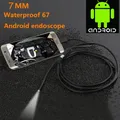 Caméra endoscopique Flexible IP67 7mm étanche Micro USB pour Android PC Notebook 6led